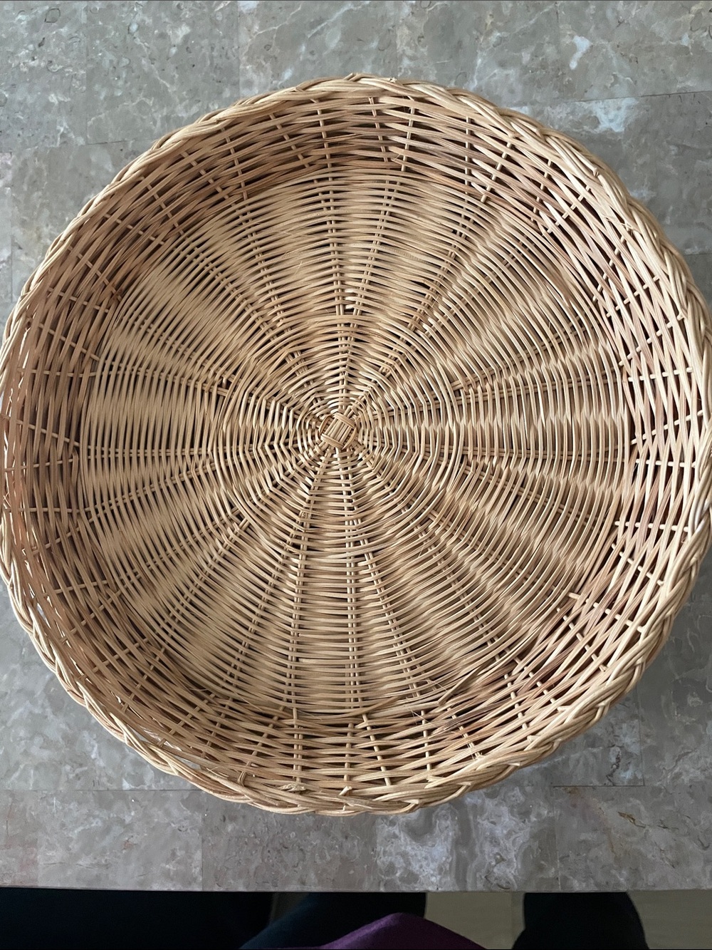 8 wicker charger plates